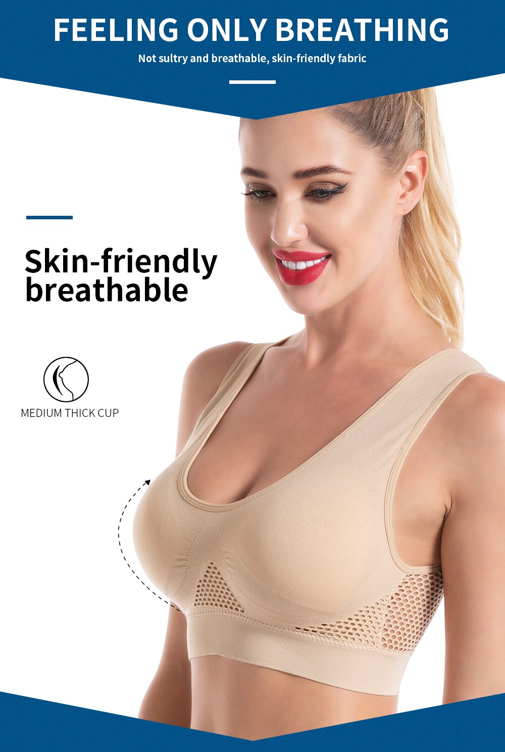 Buy 1 Get 2 free Air Bra Seamless Breathable Versatile